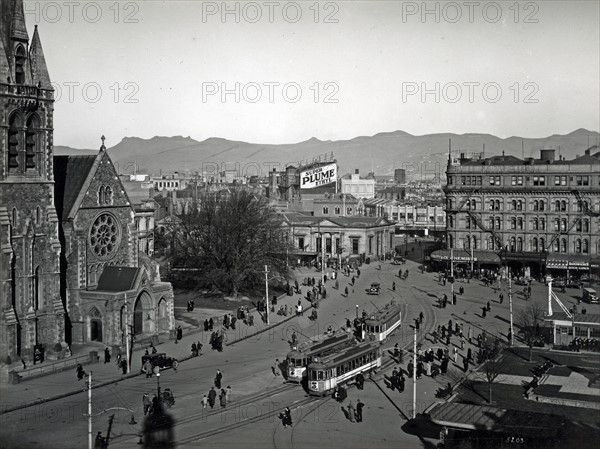 Christchurch city centre, New Zealand