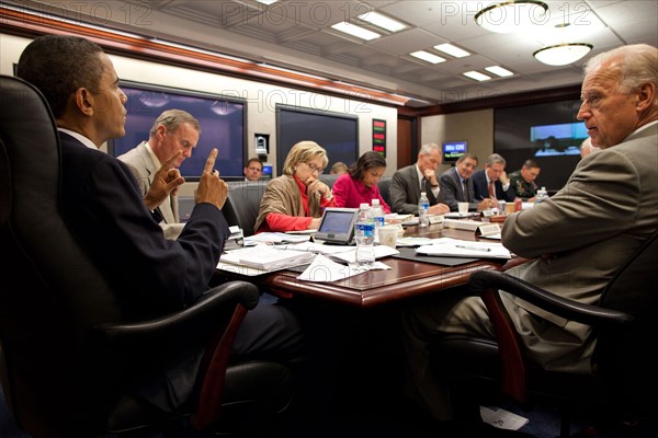 President Obama, Vice President Biden and Hillary Clinton