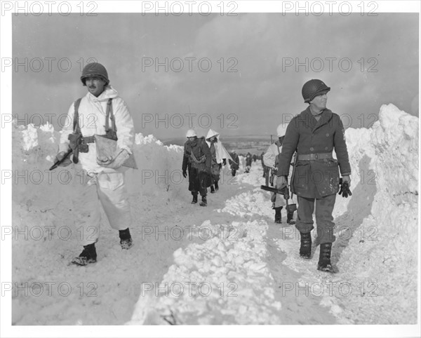 American infantrymen Belgium 1945 World War two