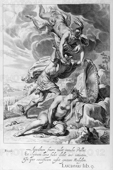 Perseus kills the Gorgon, Medusa