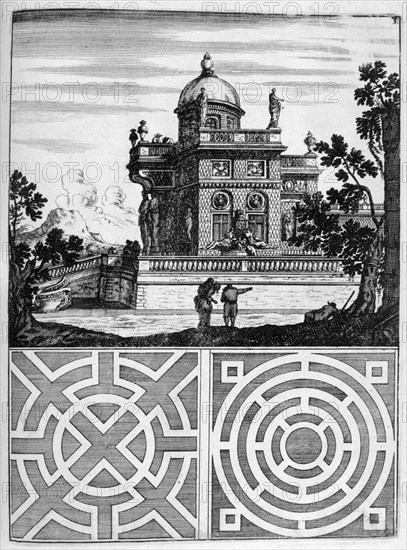 Illustration from  'Architectura Curiosa Nova'