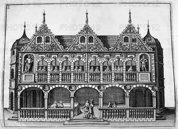 Illustration from  'Architectura Curiosa Nova'