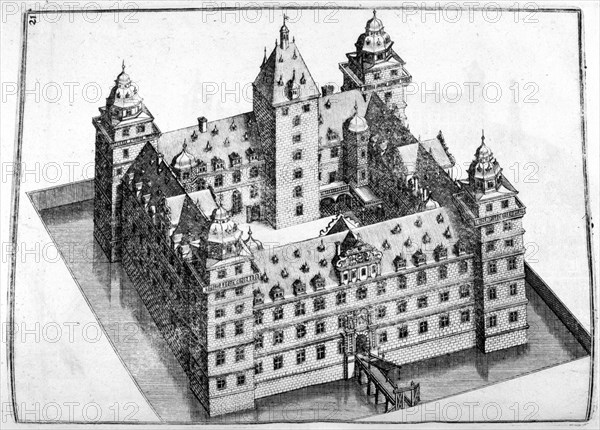 Illustration from  'Architectura Curiosa Nova'