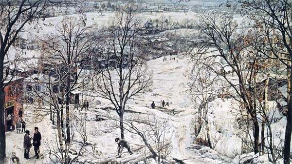 Isaak Brodsky 'Countryside in Winter'