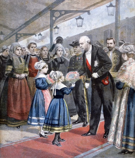 1896 Visit to Brittany by Félix François Faure
