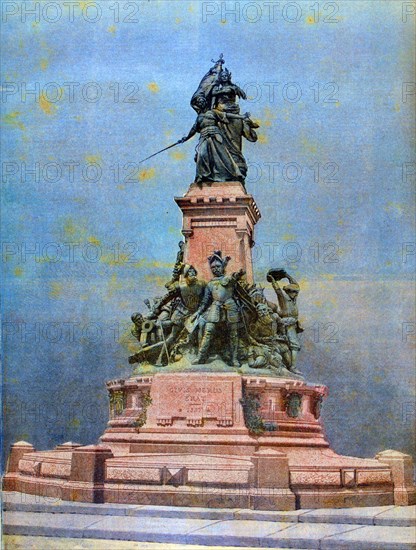 Monument to the Battle of Saint-Quentin of 1557 was fought during the Franco-Habsburg War