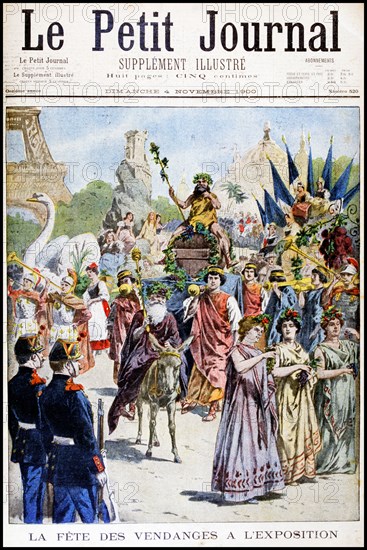 Procession celebrating the grape harvest, at the Exposition Universelle of 1900