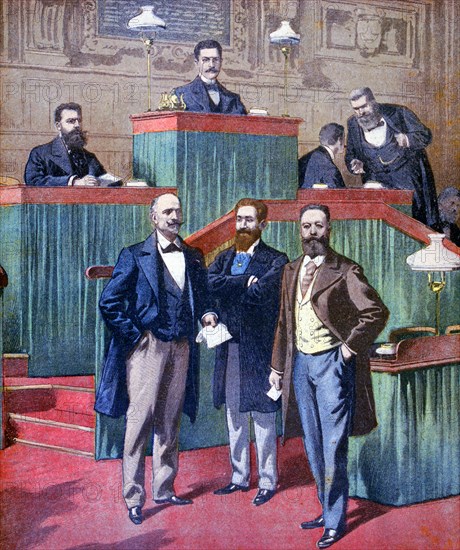 Meeting of the Paris City Council 1900