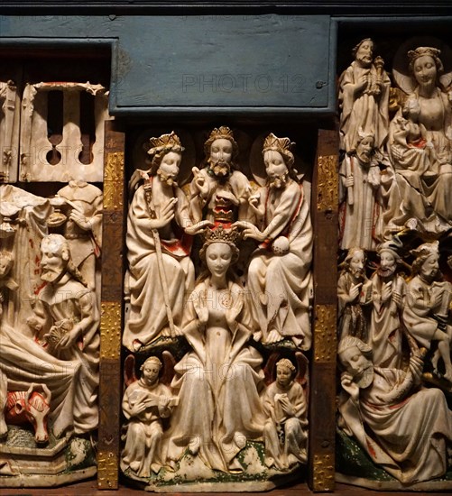 English alabaster altarpiece