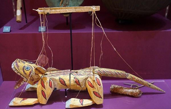 late 19th century, Tiger puppet from Burma