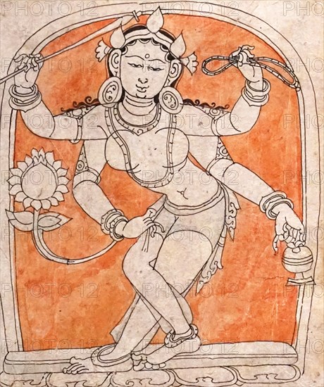 Consecration Drawing depicting the Gautama Buddha, also known as Siddhartha Gautama, Shakyamuni Buddha, on whose teachings Buddhism was founded