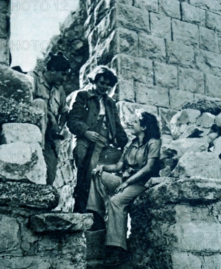 Photograph taken during the Israeli War of Independence