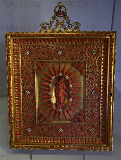 Silver gilt and leather bound plate from a private chapel in London