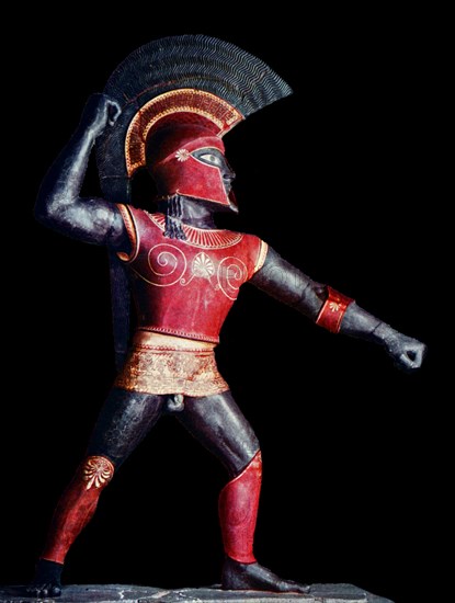 Terracotta statue of Mars the Warrior