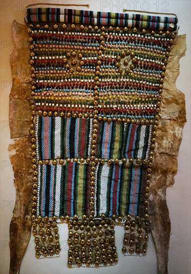 Decorated apron from a Zulu tribe