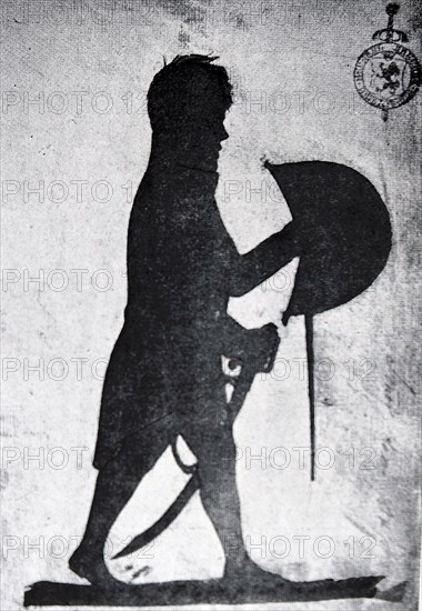 Silhouette of Ángel de Saavedra, 3rd Duke of Rivas