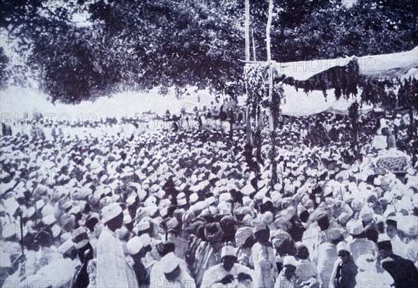 Scenes during Mahatma Gandhi’s famous Salt March