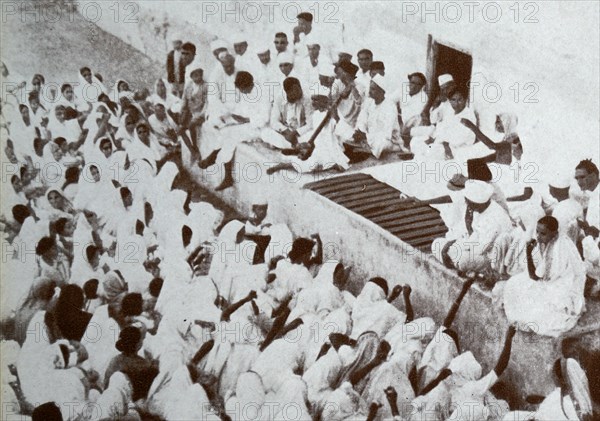 Scenes during Mahatma Gandhi’s famous Salt March