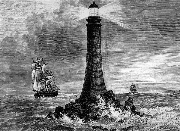 The Bell Rock lighthouse on the Inchcape Rock