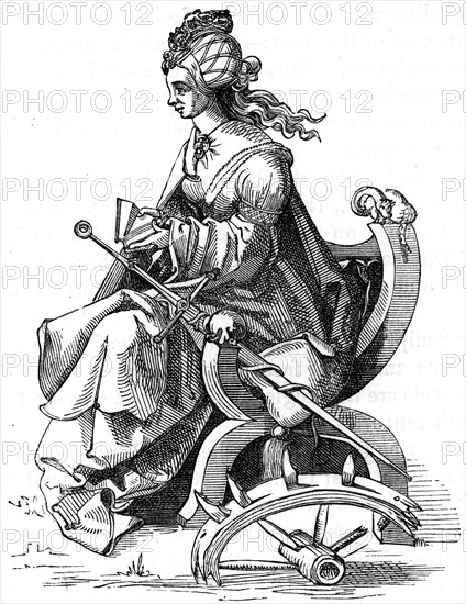 Albrecht Durer's interpretation of the Martyrdom of St Catherine of Alexandria, also known as Saint Catherine of the Wheel was, according to tradition, a Christian saint and virgin, who was martyred in the early 4th century at the hands of the pagan emperor Maxentius