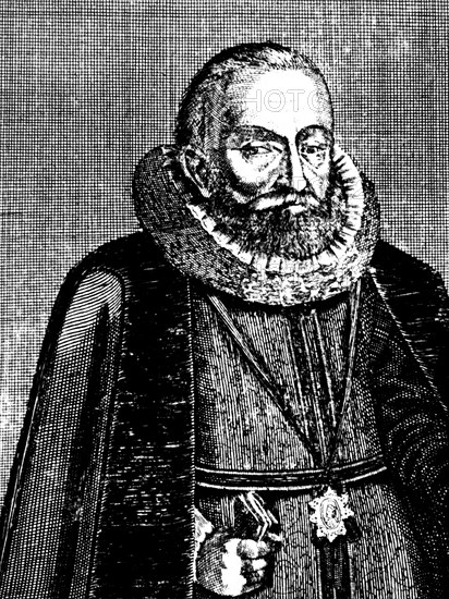 Copperplate engraving of Melchior Sebitz