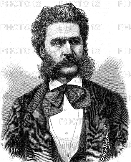 Portrait of Johann Strauss II