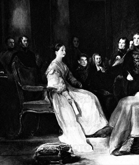 The first council of Queen Victoria