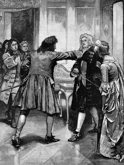 A quarrel between Charles Townshend