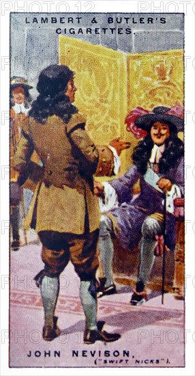 Lambert & Butler, Pirates & Highwaymen, cigarette card showing: John Nevison