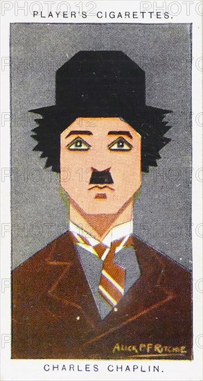 1926 Player's cigarette card depicting: Charlie Chaplin