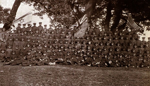 Jewish volunteers from Palestine, USA and Great Britain gather in Canada during World War One 1918