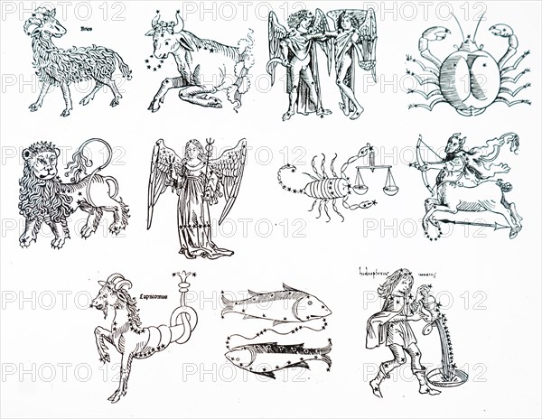 The12 Zodiac signs
