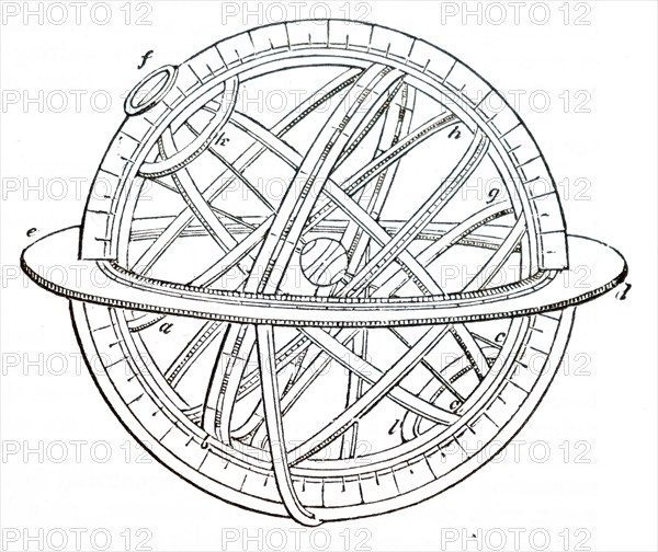 An armillary sphere