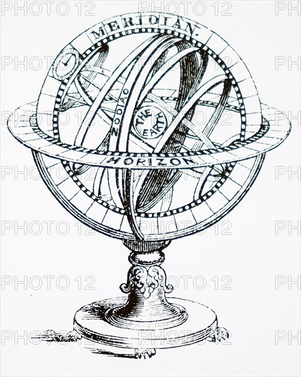 An armillary sphere