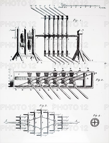 Threshing machine designed by William Foster & Co Ltd