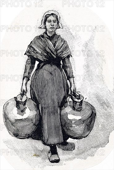 A Dutch milkmaid