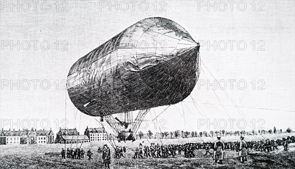 David Schwarz's aluminium airship, the first metal airship