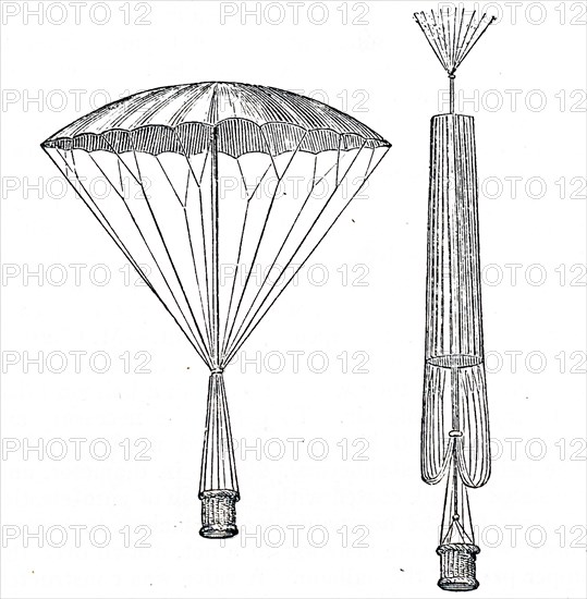 André-Jacques Garnerin's parachute design