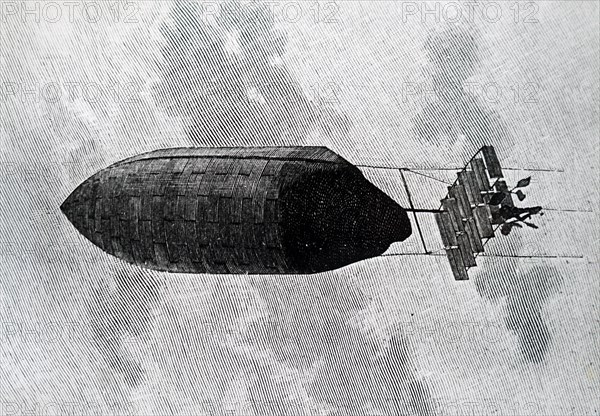 Constantin Danilewsky's steerable balloon