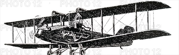 A Biplane used by Imperial Airways