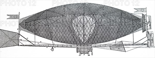 A design for a German flying machine