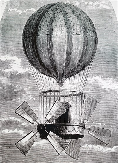 The 'Comte d'Artois', Alban and Vallet's attempt to produce a steerable balloon