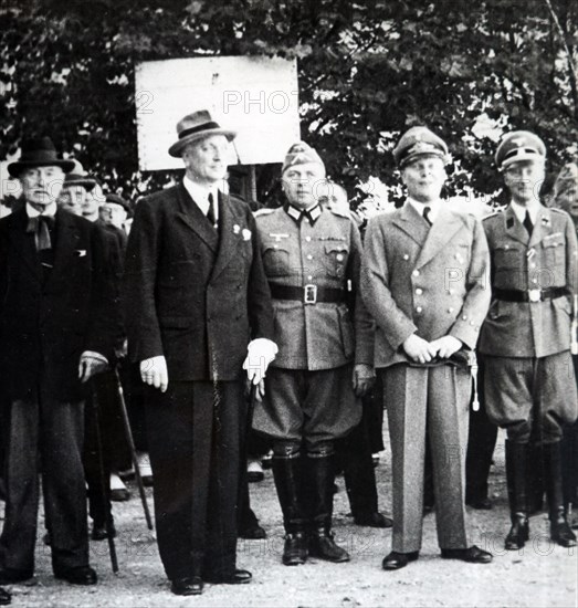 Photograph of Heinrich Otto Abetz, the German ambassador to Vichy France, after the Germans occupy Northern France
