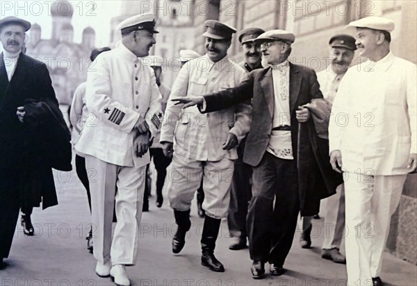 Members of the Soviet Russian Politburo of the CPSU and the Soviet government