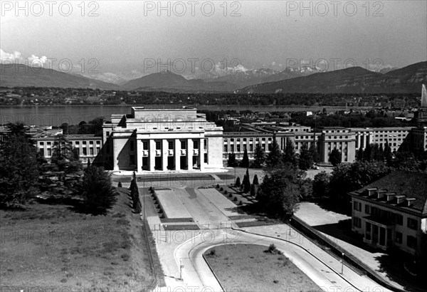 Photograph taken of the United Nations European Office in Switzerland