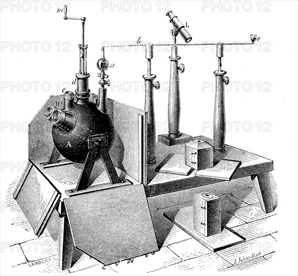 Favre and Silberman's mercury calorimeter