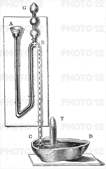 Hermann Sprengel's exhausting pump