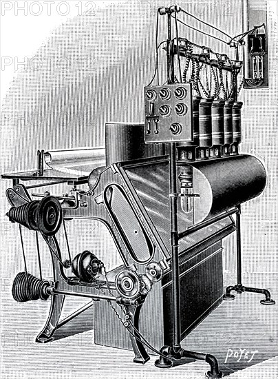 A blueprint machine