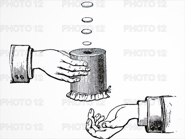 A vortex box used for studying smoke rings