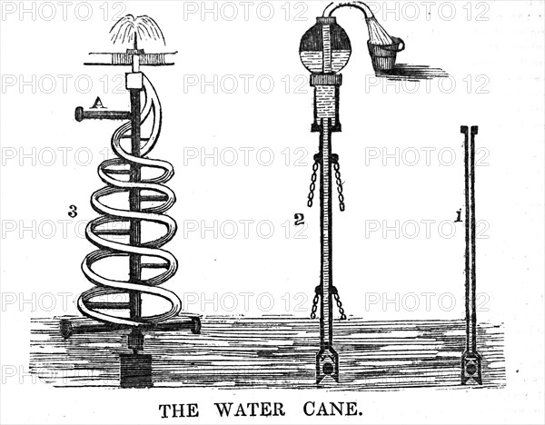 Various types of water cranes